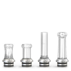 Ambition Mods - DL und MTL 4 in 1 510er Drip Tip Set Transparent 